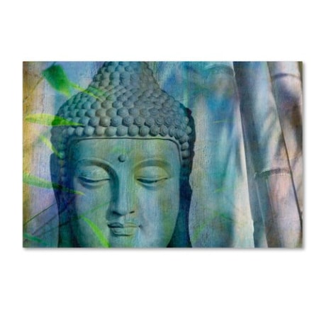 Trademark Fine Art Cora Niele 'Buddha with Bamboo' Canvas Art, 16x24 ALI1713-C1624GG